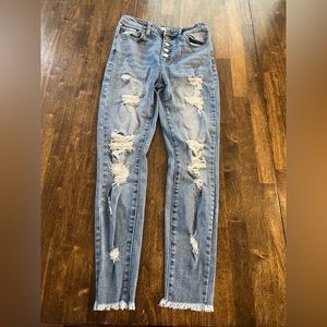 Kancan Ripped Skinny Jeans